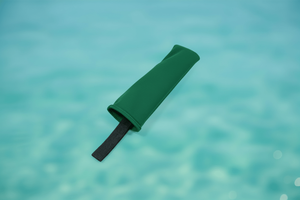 Flag and burgee cover in Forest Green Sunbrella
