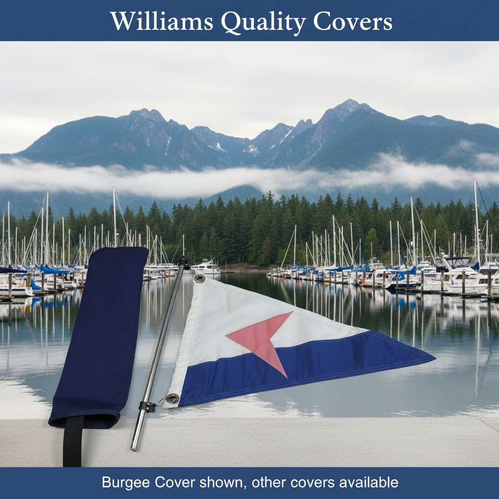 Williams Quality Covers burgee covers in many colors